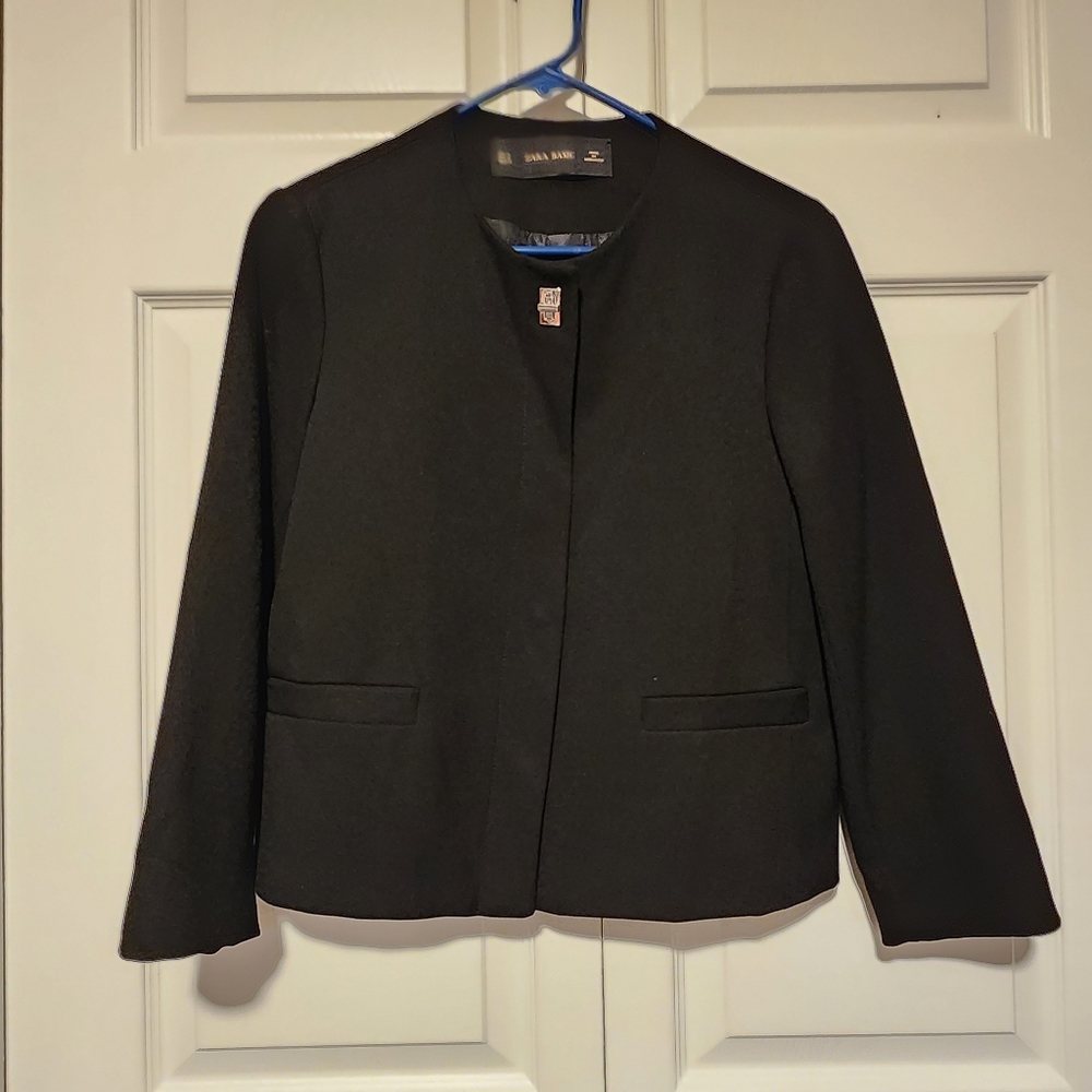 Zara Basic Black Blazer - Medium - image 4